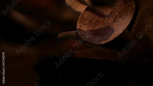 Creating an ancient copper cup in Thailand