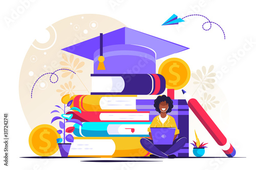 Student loans vector illustration