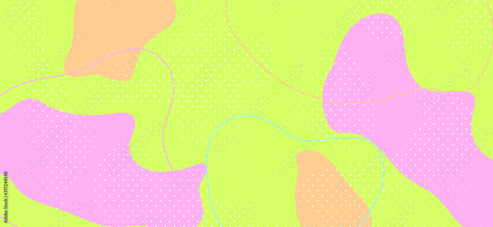 Pastel Geometric Composition. Graphic Fluid Pastel Geometric Composition. Graphic Fluid