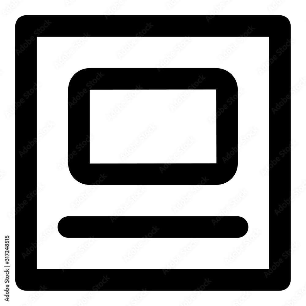 Unique TV icon, illustration, vector Unique TV icon, illustration, vector