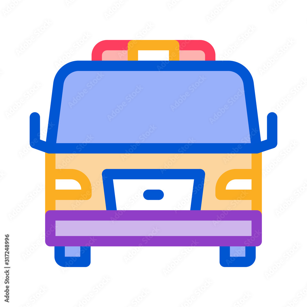 Tow Car Truck Icon Vector. Outline Tow Car Truck Sign. Isolated Contour Symbol Illustration Tow Car Truck Icon Vector. Outline Tow Car Truck Sign. Isolated Contour Symbol Illustration