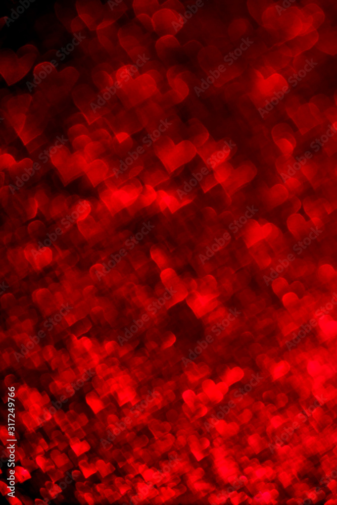 Abstract light, red bokeh pattern in heart shape. St Valentines Day or Holiday concept, background image. Abstract light, red bokeh pattern in heart shape. St Valentines Day or Holiday concept, background image.