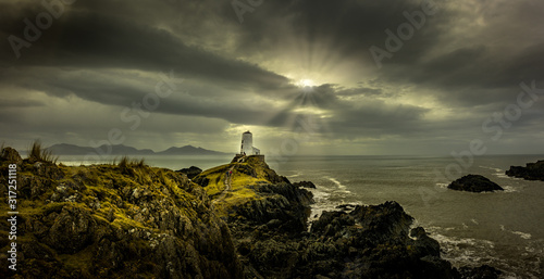 Llanddwyn Island is situated near the southern entrance to the Menai Strait.