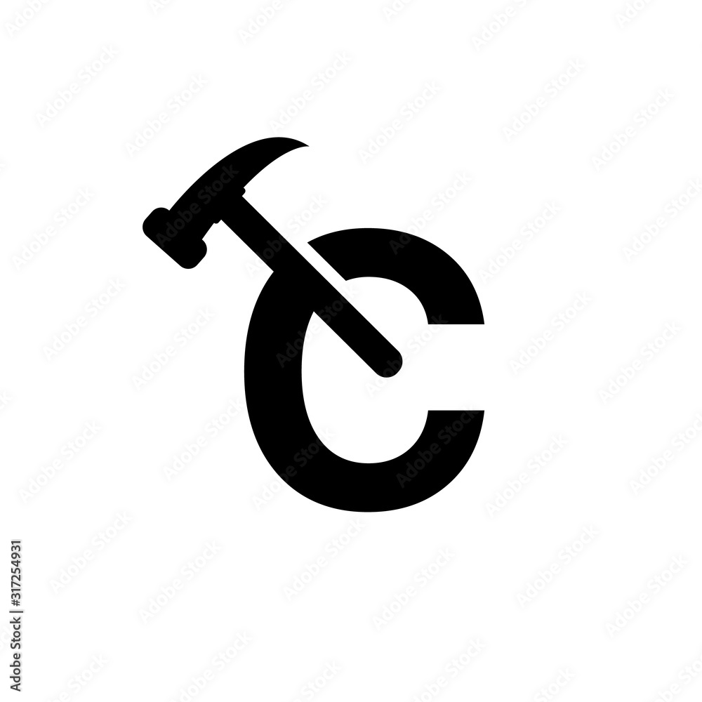 Creative Home Construction Concept Logo Design Template Creative Home Construction Concept Logo Design Template