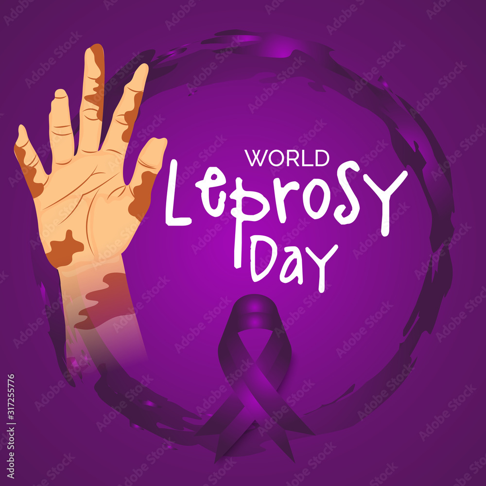 Obraz premium World leprosy day.