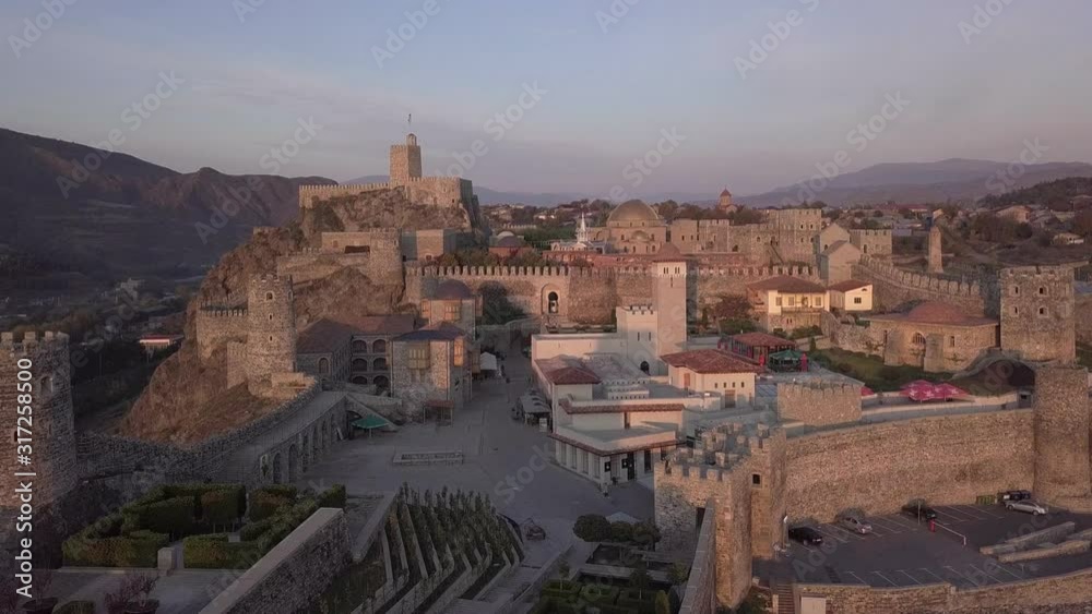 Aerial view of Rabati Castle in Akhaltsikhe, Georgia. Aerial view of Rabati Castle in Akhaltsikhe, Georgia.