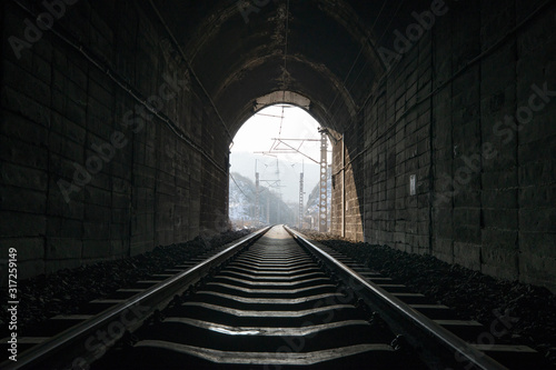 Exit of railway tunnel