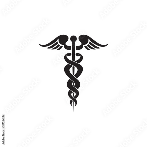 Historical medicine symbol vector illustration
