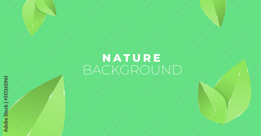 abstract aesthetic background with green leaves abstract aesthetic background with green leaves