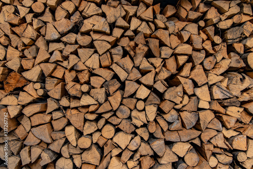 fire wood felling trees textured background rural object no ecological fuel