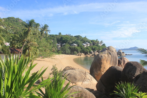 Scenery of beach from Samui Thailand