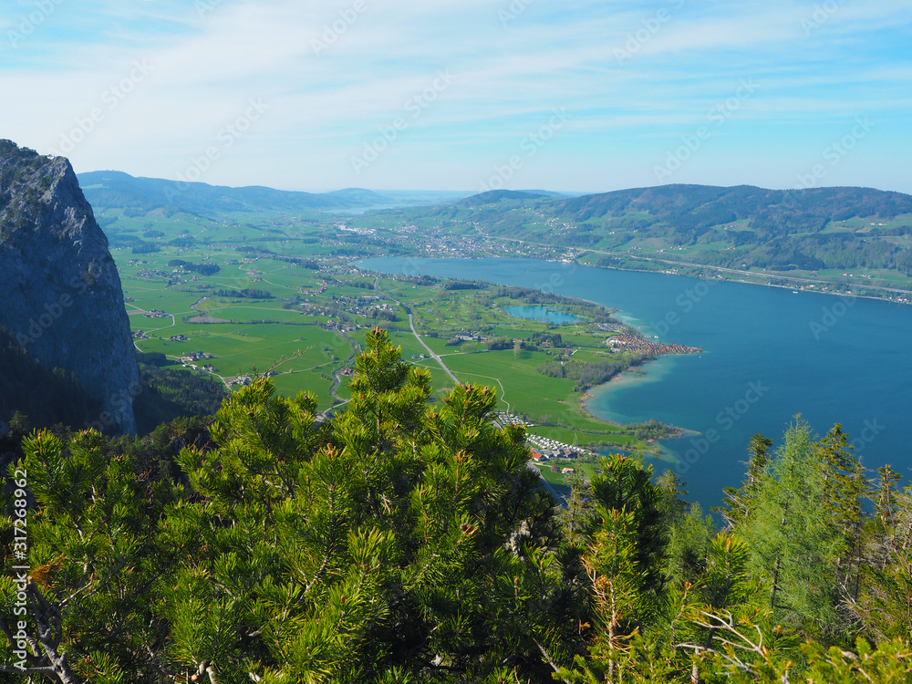 Mondsee (Salzkammergut) - Blick vom Almkogel