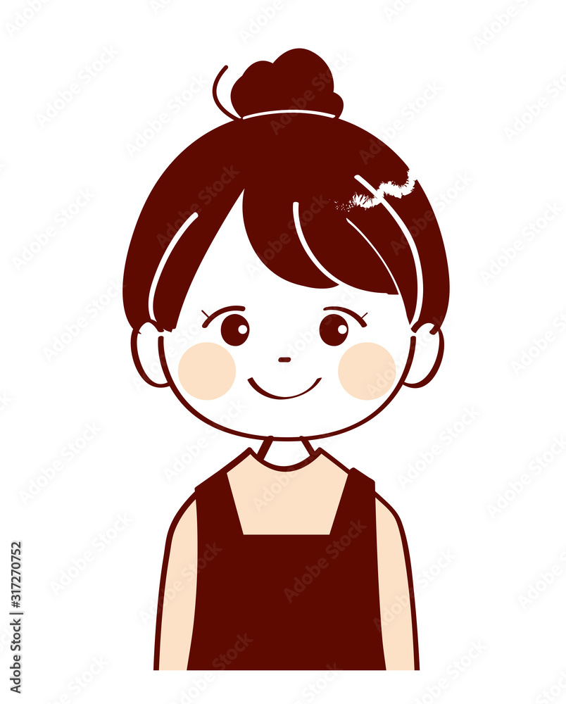 保母さん、笑顔 保母さん、笑顔