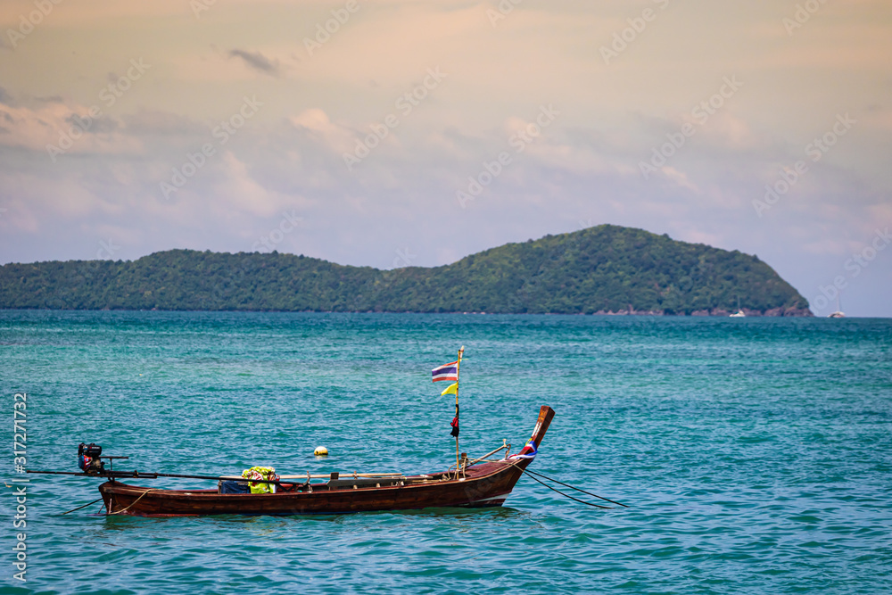 Thai Longboat in Water