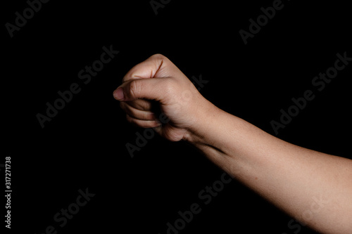 A woman's fist