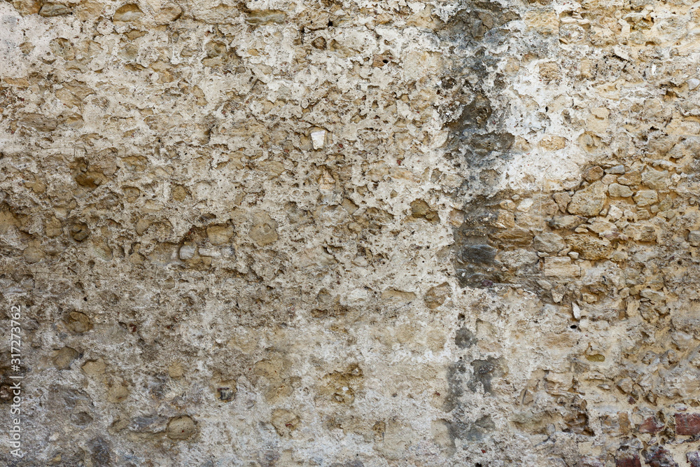 The old cement wall background The old cement wall background