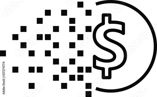 transformation money icon 