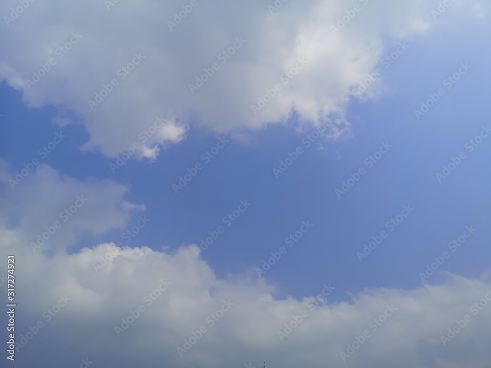 Altostratus white clouds in the blue sky natural background beautiful nature environment space for write Altostratus white clouds in the blue sky natural background beautiful nature environment space for write