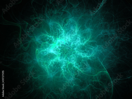 surreal futuristic digital 3d design art abstract background fractal illustration for meditation and decoration wallpaper