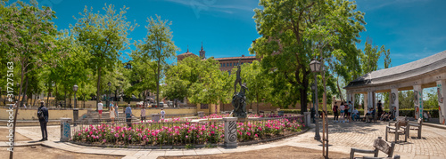 Traditional spring festival colled San Isidro in the capital of Spain, Madrid photo