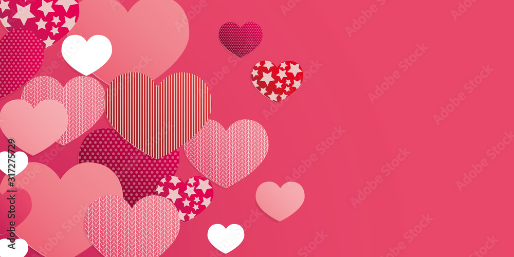 Hearts love background Hearts love background