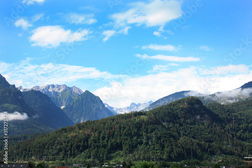Austria. Landscape with Austrian Alps. Summer in mountains. © Malira