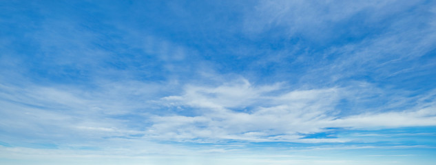 Blue sky background with clouds