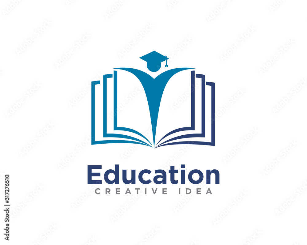 Education and Graduation Logo Design Vector Education and Graduation Logo Design Vector