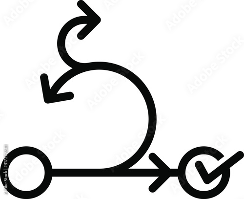 Scrum icon, Agile icon, vector