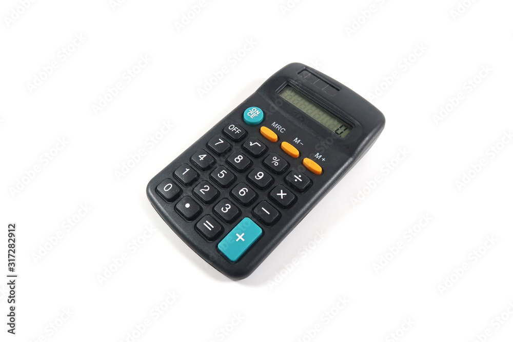 Calculator isolated on white background Calculator isolated on white background