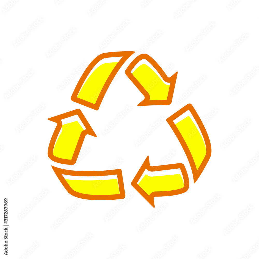 Recycle bins icon vector symbol Recycle bins icon vector symbol