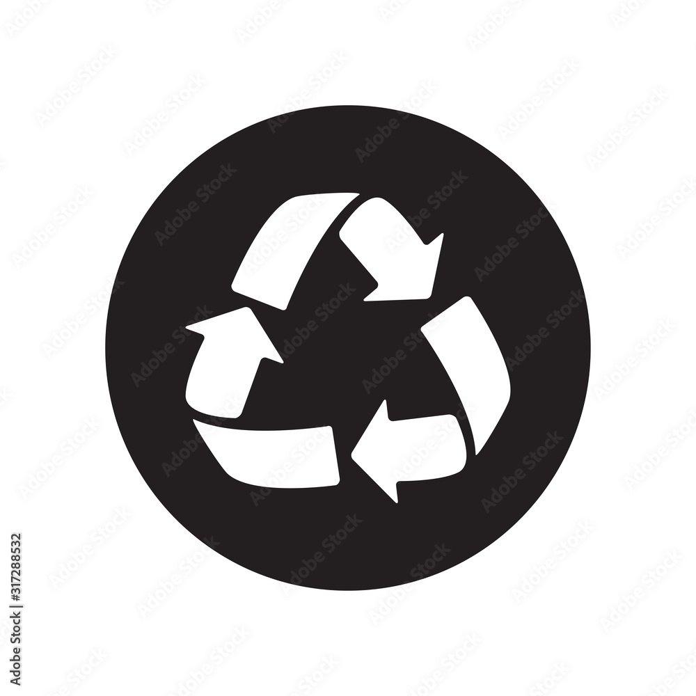 Recycle bins icon vector symbol Recycle bins icon vector symbol