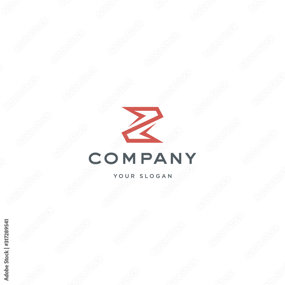 Vector logo design icon. Abstract letter Z. Modern simple style Vector logo design icon. Abstract letter Z. Modern simple style