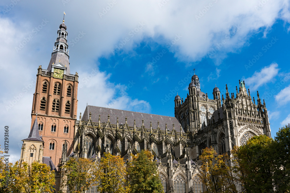 Fototapeta premium St Jan cathedral in Den Bosch, The Netherlands