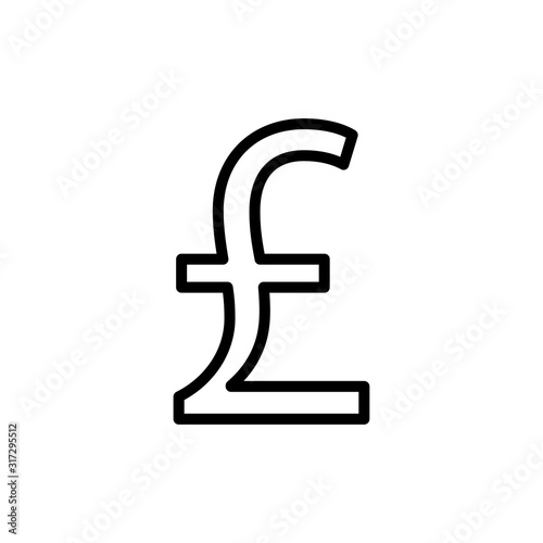 Pound sterling icon