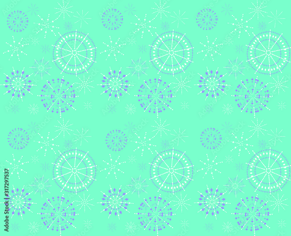 Beautiful Winter Snowflake Pattern Beautiful Winter Snowflake Pattern