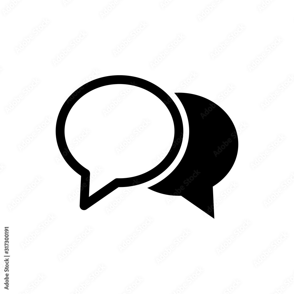 Bubble speech icon Bubble speech icon