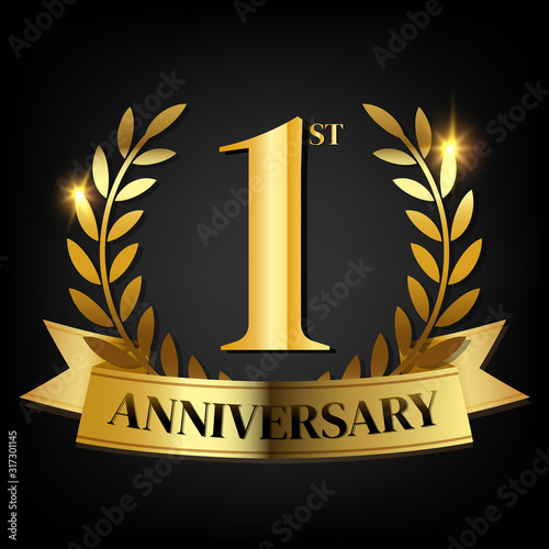 1st golden anniversary logo,