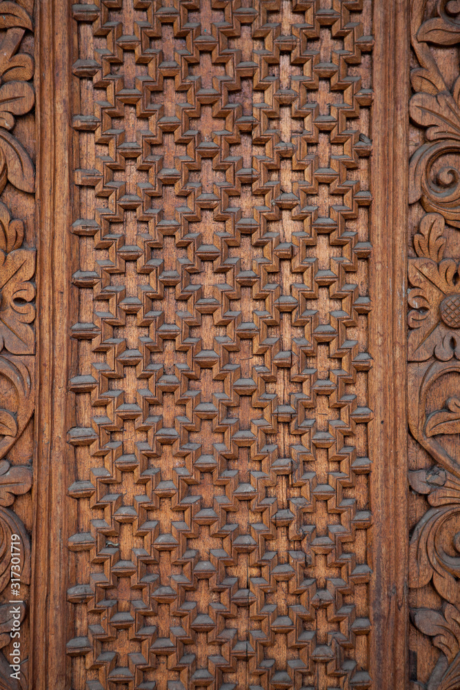 Vintage wood texture as background.