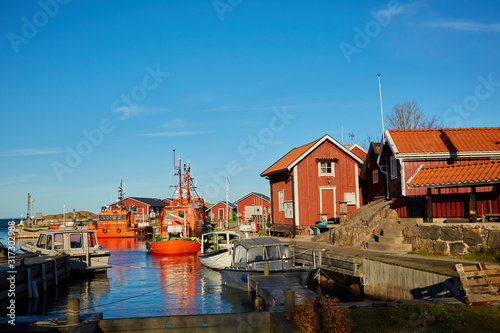 The fishing boats at Stockholm Archipelago, Sweden