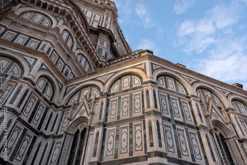 Baptistery of San Giovanni is one of the oldest churches in Florence, located in front of the city Cathedral, the church of Santa Maria del Fiore.