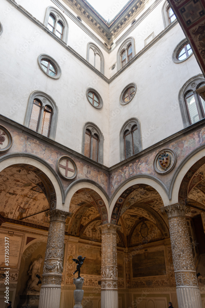 Naklejka premium interior view of the Cosimo palace florence tuscany