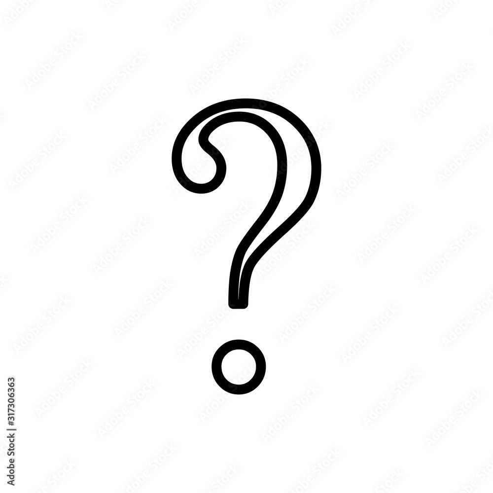 Fototapeta premium Question mark icon