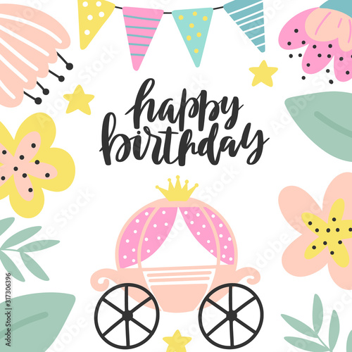 Happy Birthday Card for girl