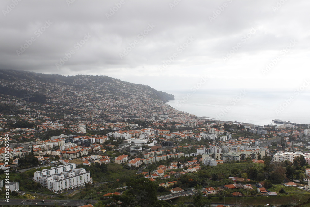 view of the city funchal