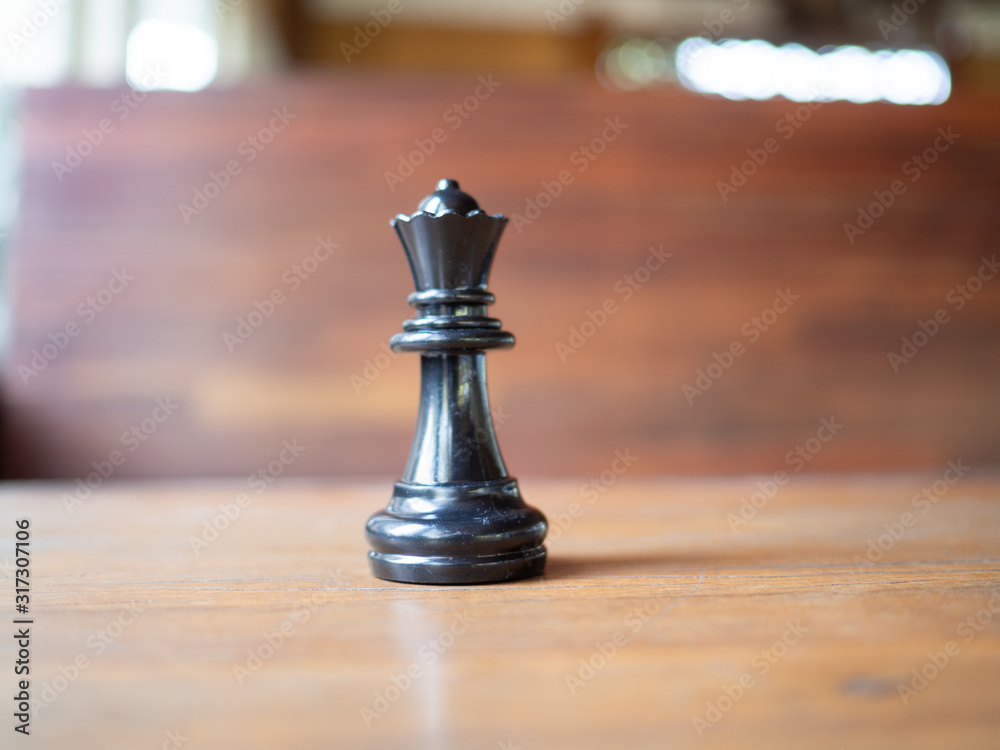 Isolate chess on wooden background. Isolate chess on wooden background.