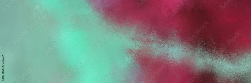 retro horizontal texture background  with medium aqua marine, dark moderate pink and old lavender color