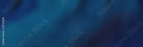 old horizontal background with midnight blue, very dark blue and teal green color