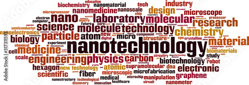 Nanotechnology word cloud