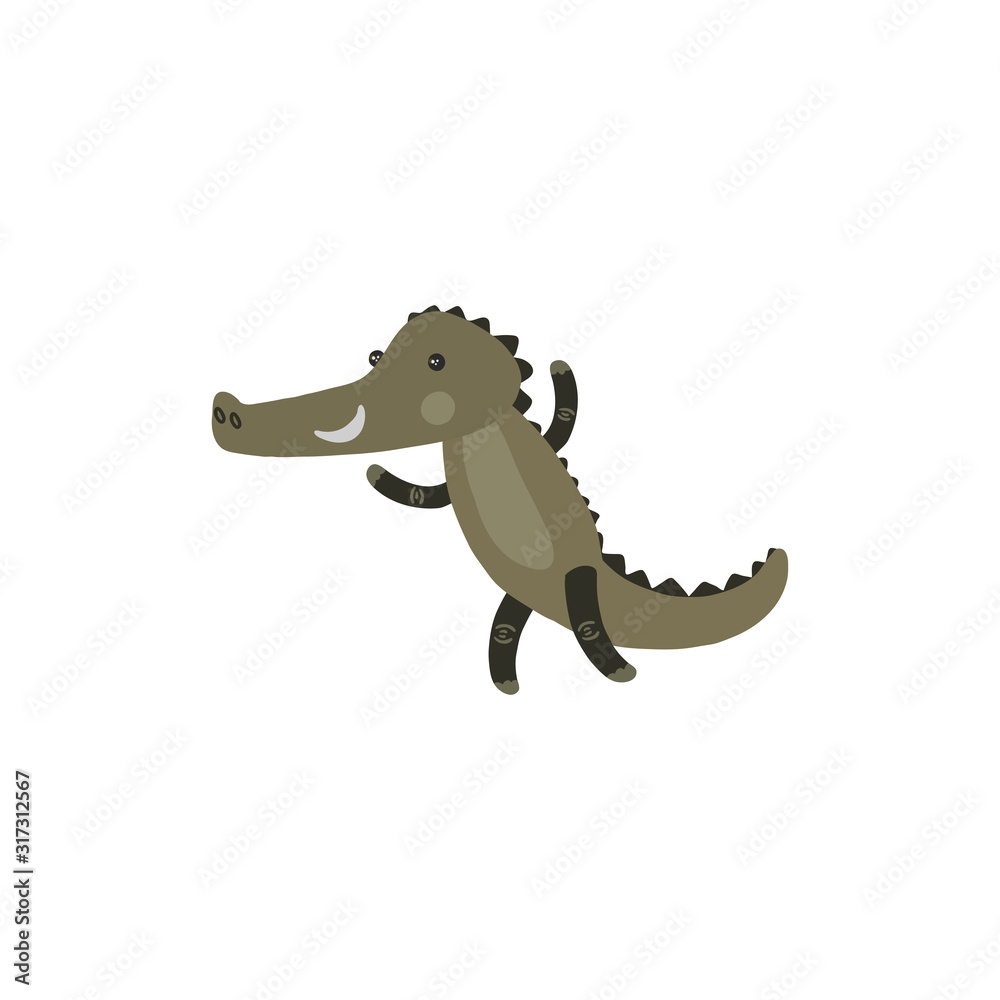Fototapeta premium Crocodile icon. Kid Crocodile icon. Cartoon of kid Crocodile vector icon for web design isolated on white background